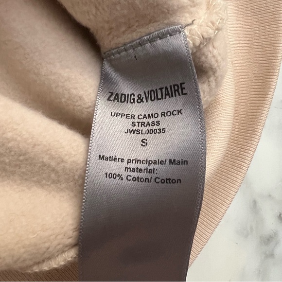 ZADIG & VOLTAIRE camo
Rock Strass Embellished Sweatshirt comfy - Picture 5 of 5